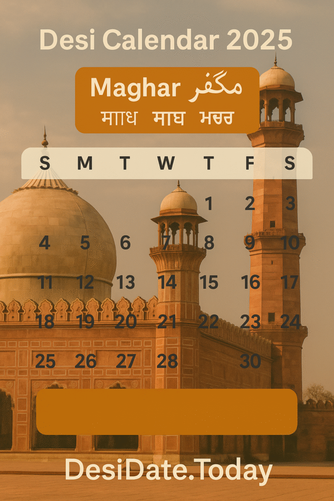Maghar Month 2025