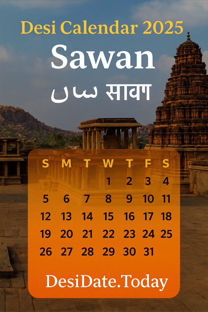 🌧️ Sawan Month 2025 – Dates, Calendar, and Punjabi Culture